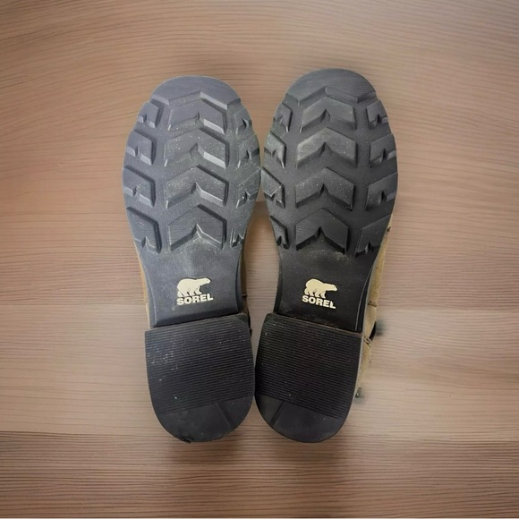 Sorel Boots Emelie Chelsea Ankle Bootie Brown Leather Womens Size 7.5 - Picture 9 of 9